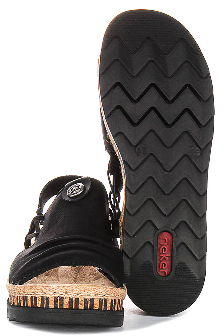 Rieker V7972-00 In Black For Women