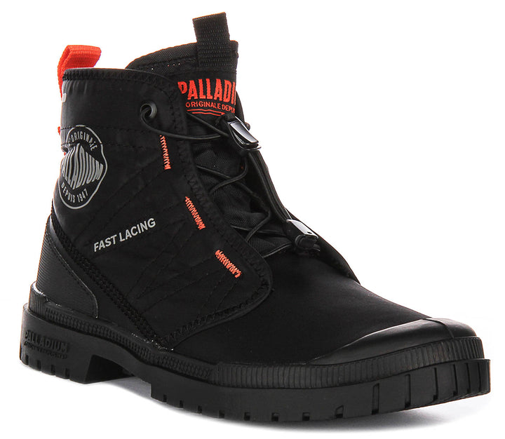 Palladium SP20 Travel Hi In Black Boots