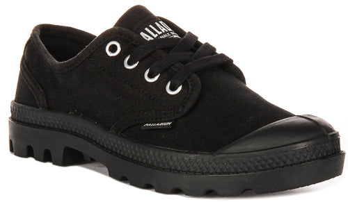 Palladium Pampa Oxford In Black For Women