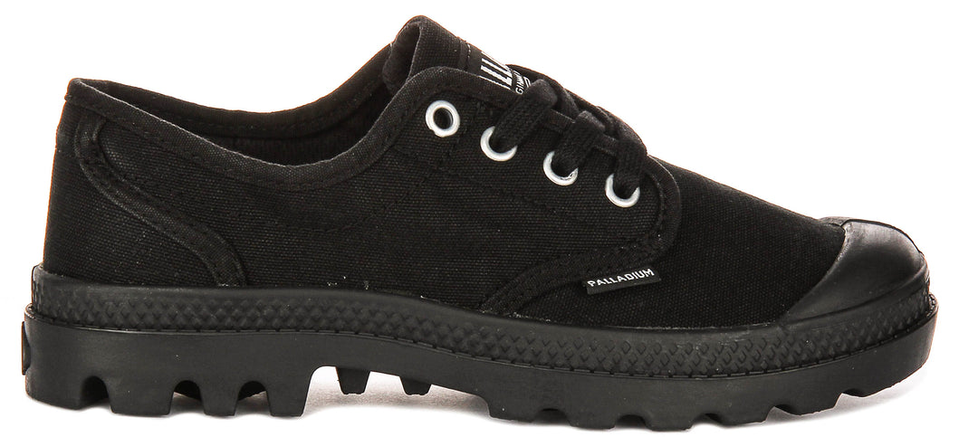 Palladium Pampa Oxford in Schwarz für Damen