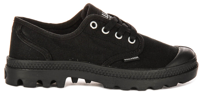 Palladium Pampa Oxford in Schwarz für Damen