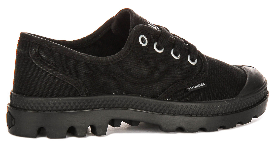 Palladium Pampa Oxford in Schwarz für Damen