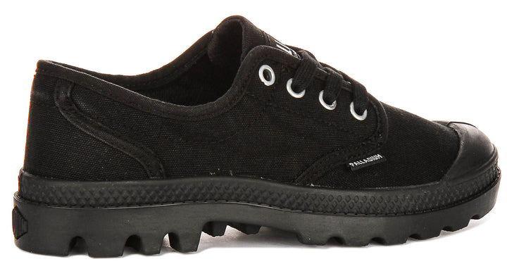 Palladium Pampa Oxford in Schwarz für Damen