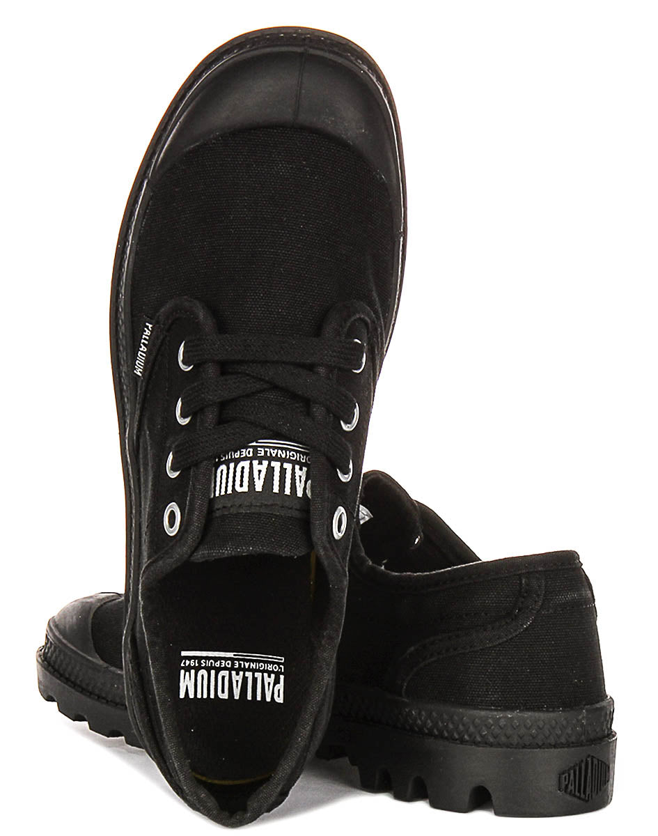 Palladium Pampa Oxford in Schwarz für Damen