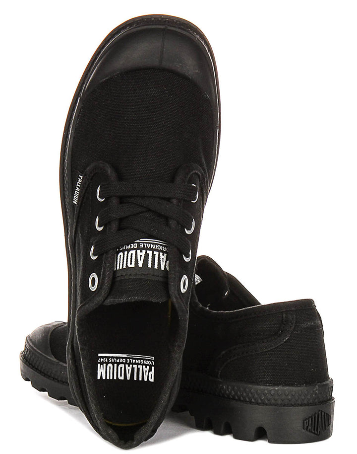 Palladium Pampa Oxford in Schwarz für Damen