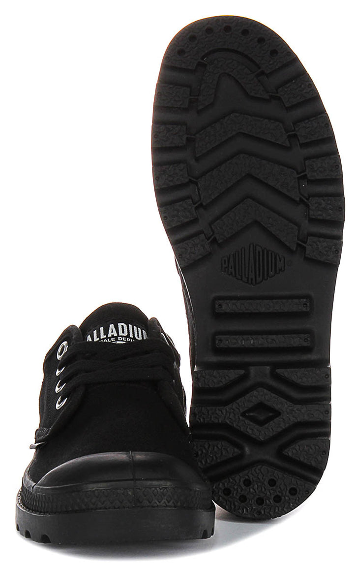 Palladium Pampa Oxford in Schwarz für Damen