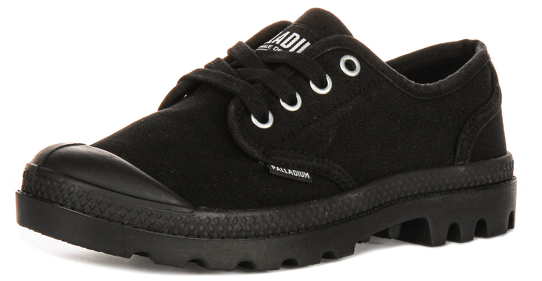 Palladium Pampa Oxford in Schwarz für Damen