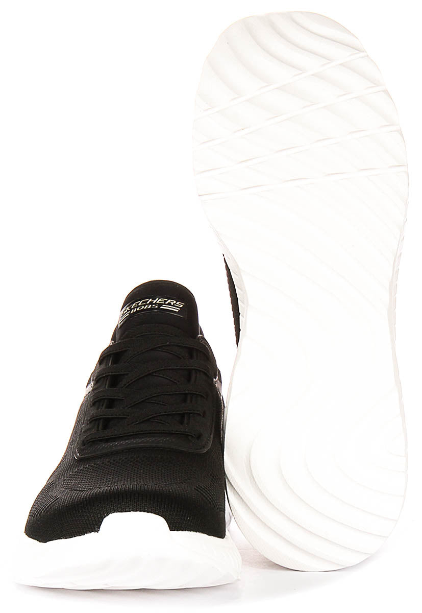 Skechers Bobs Sport Squad In Black For Women