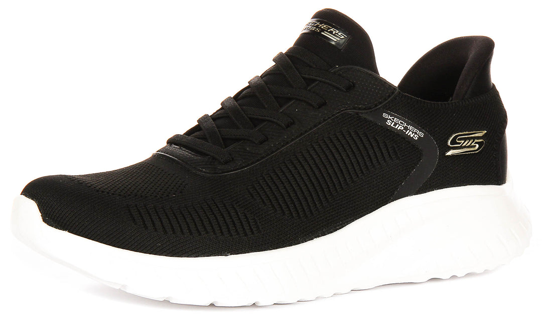 Skechers Bobs Sport Squad In Black For Women