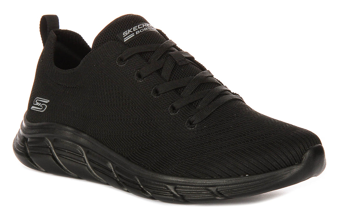 Skechers Bobs Sport Flex In Black For Women