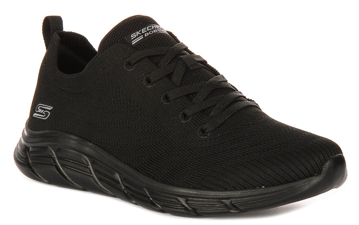 Skechers Bobs Sport Flex In Black For Women
