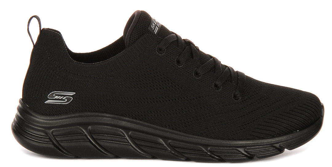 Skechers Bobs Sport Flex In Black For Women