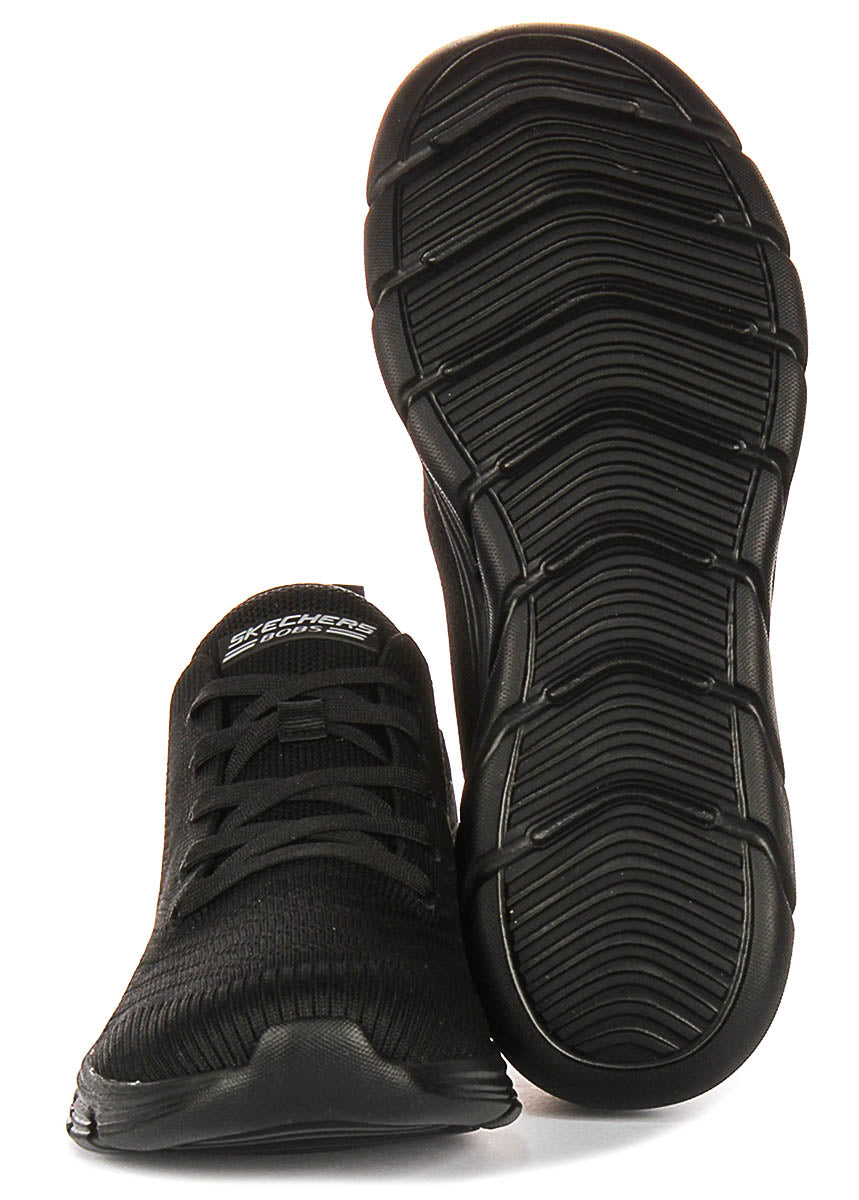 Skechers Bobs Sport Flex In Black For Women