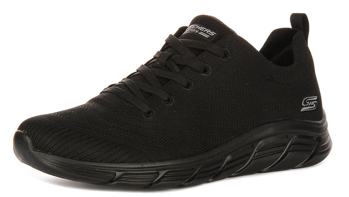 Skechers Bobs Sport Flex In Black For Women