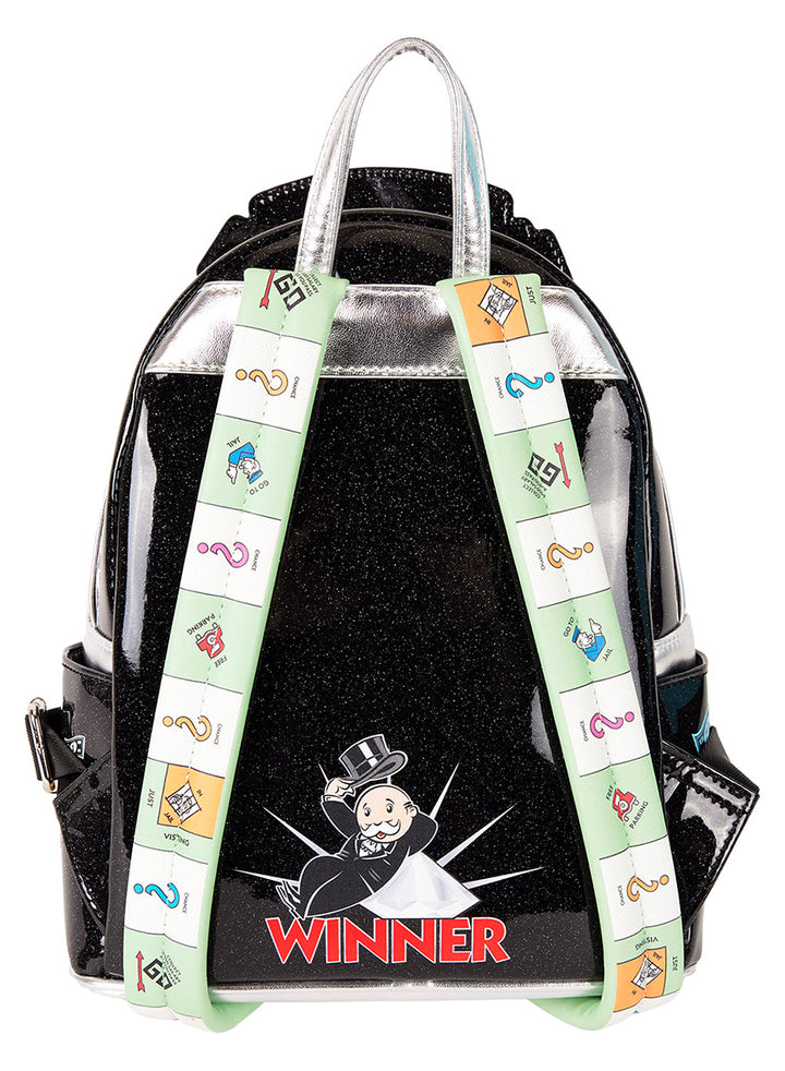 Loungefly Monopoly Backpack In Black