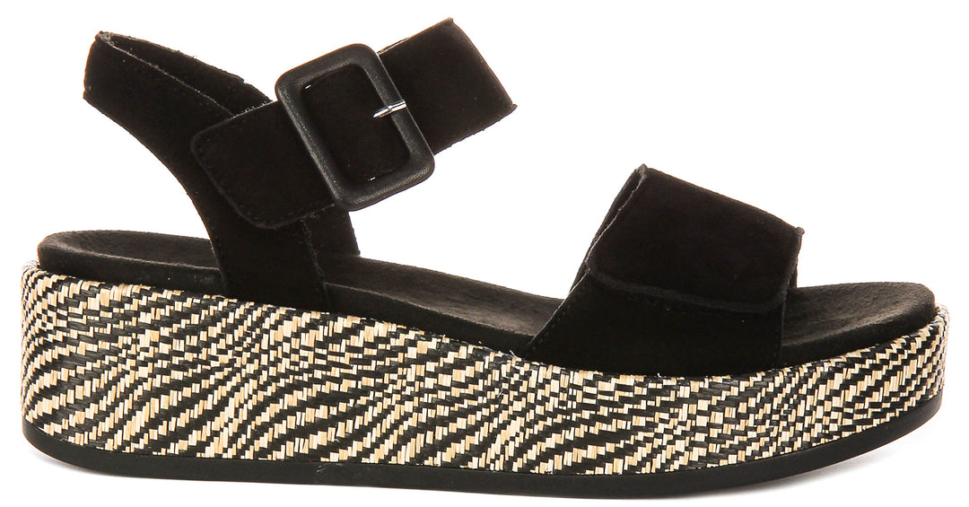 Remonte D1N54-02 Sandals In Black For Women