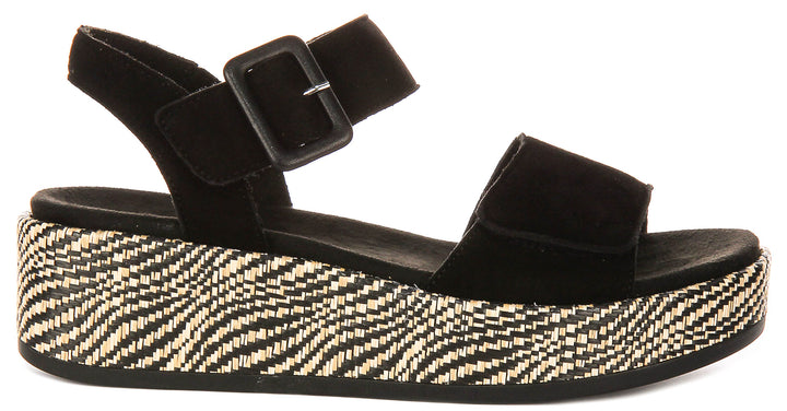 Remonte D1N54-02 Sandals In Black For Women