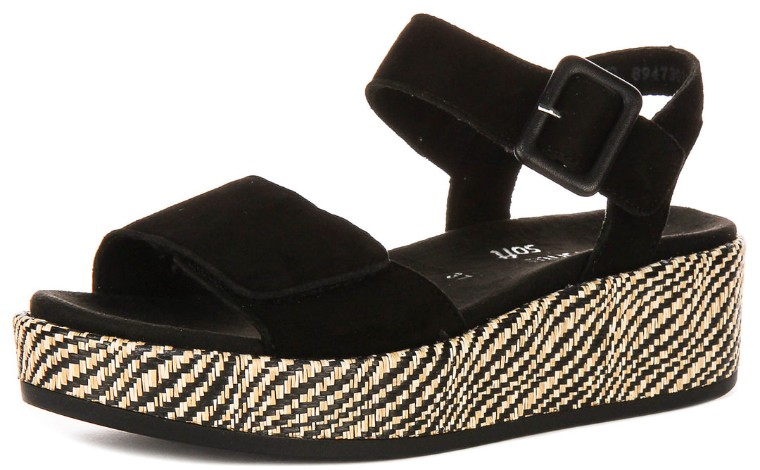 Remonte D1N54-02 Sandals In Black For Women