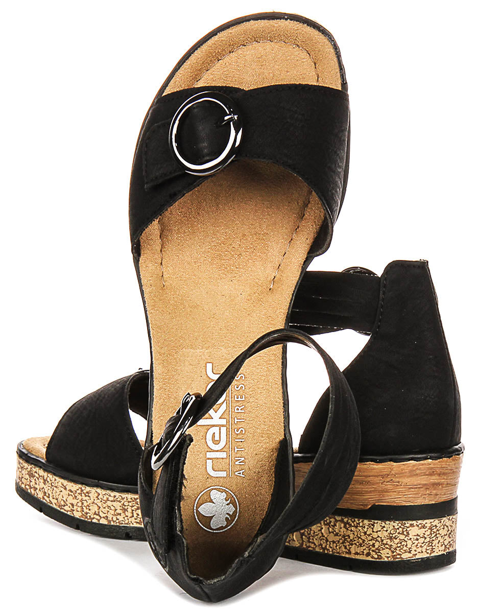 Rieker 63780-00 In Black For Women