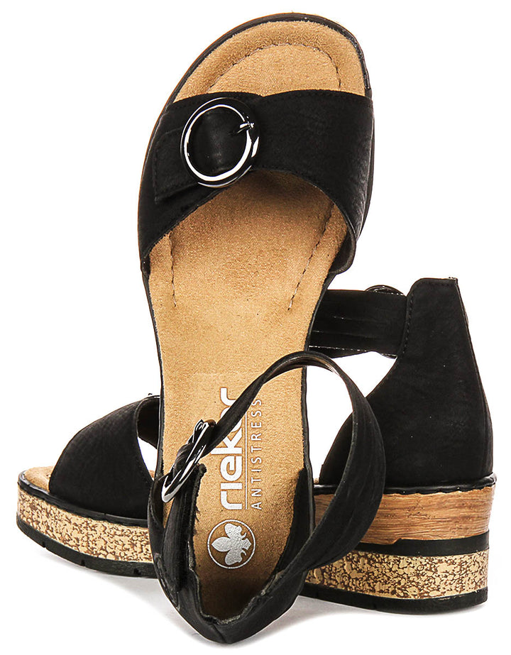 Rieker 63780-00 In Black For Women
