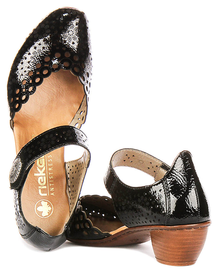 Rieker 43753-02 In Black For Women