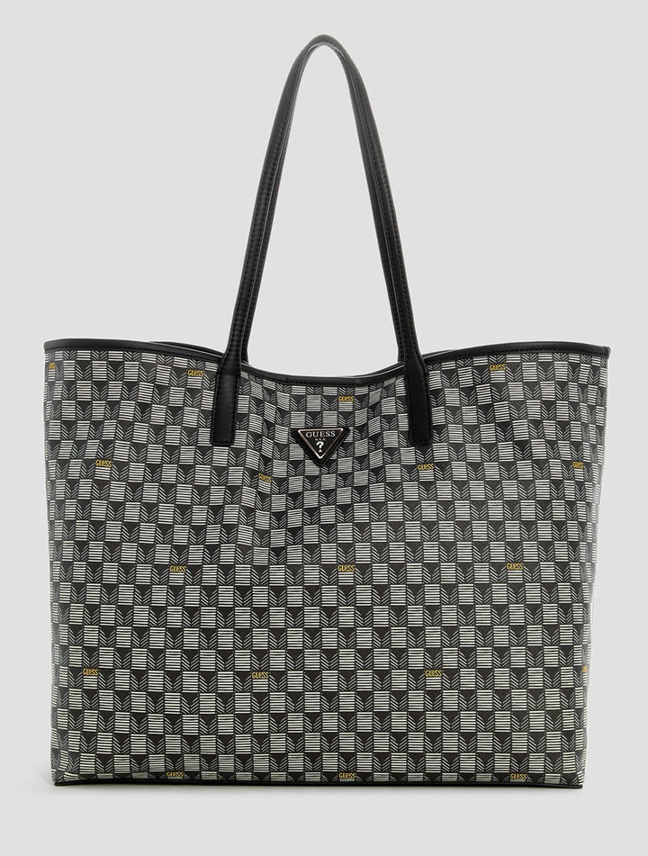 Guess G Wave Geometric Shopper Bag In Black for Women