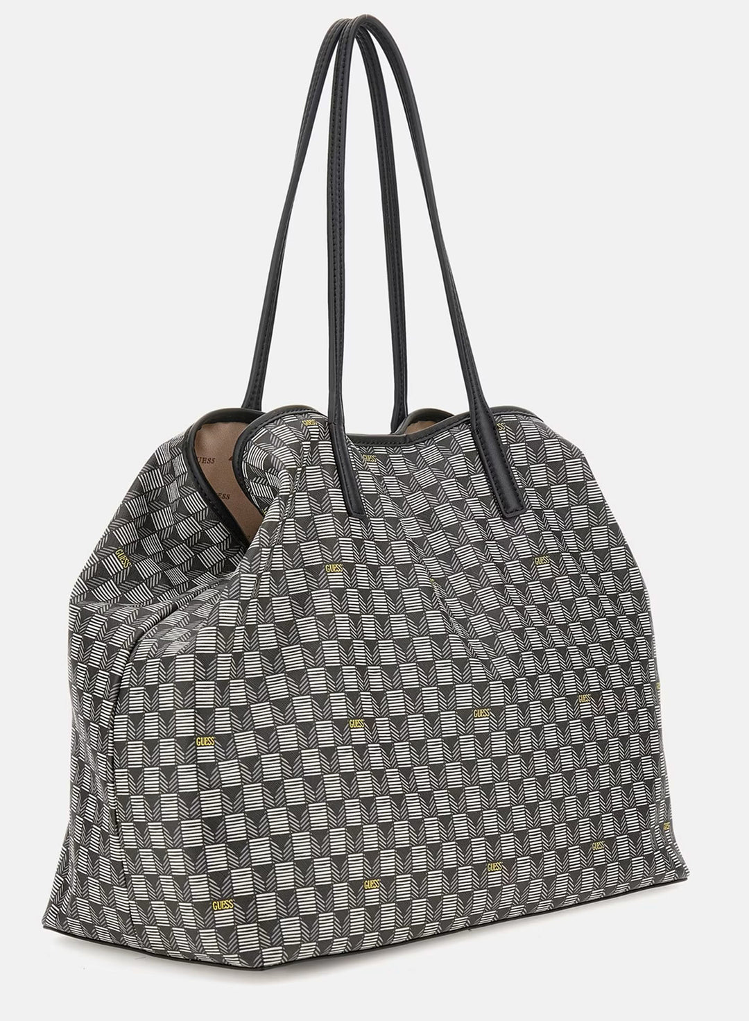 Guess G Wave Geometric Shopper Bag In Black for Women