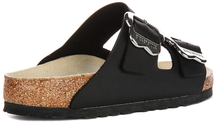 Birkenstock Arizona Flower In Black for Kid