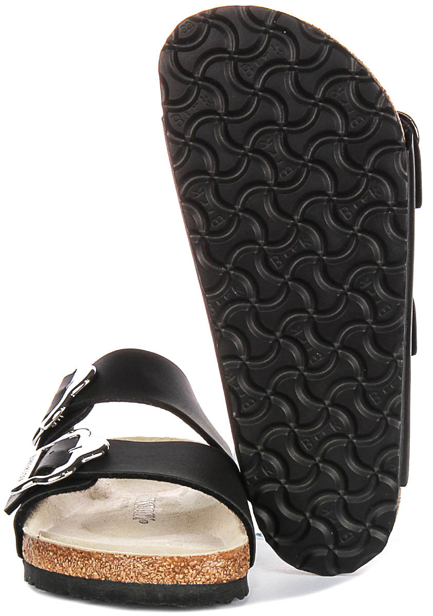 Birkenstock Arizona Flower In Black for Kid