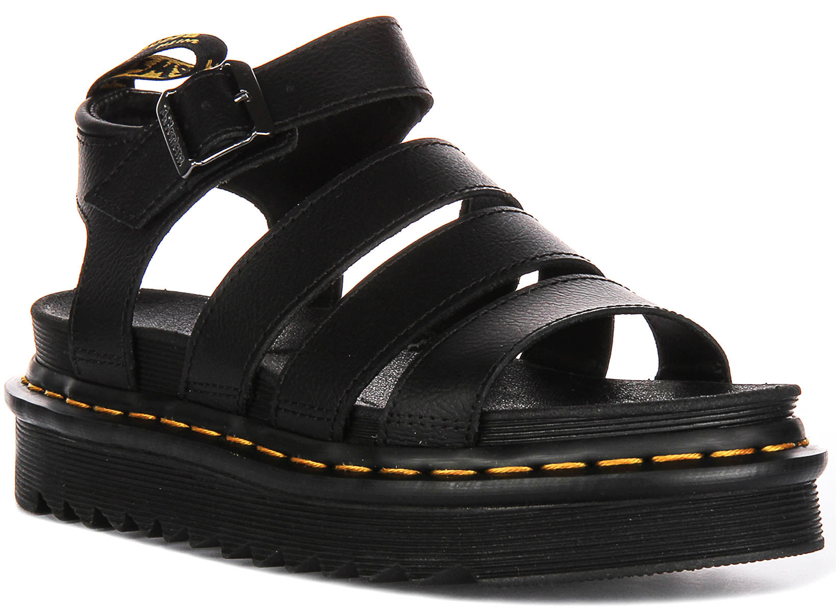 Dr Martens Blaire In Black For Women | Gladiator Platform Sandals