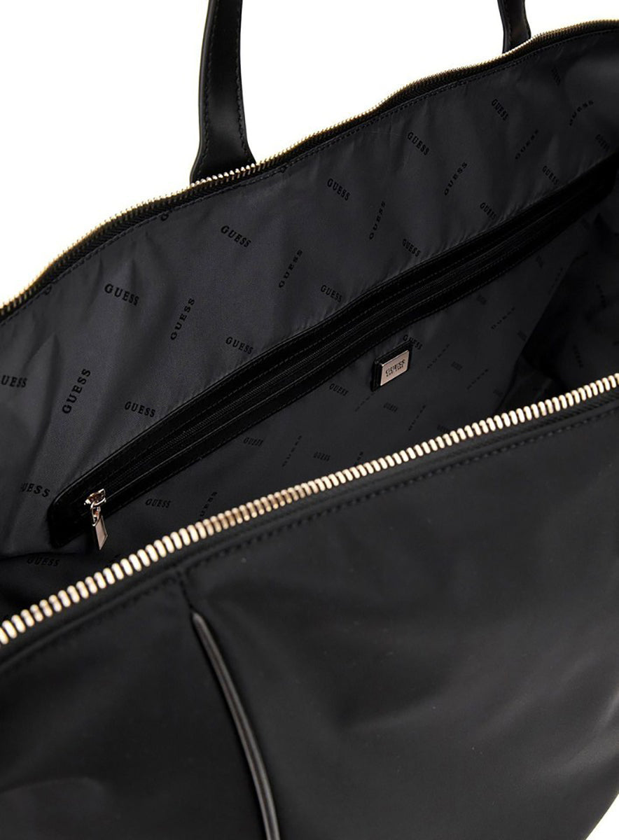 Guess Follie Carryon XL Tote Bag In Black For Women