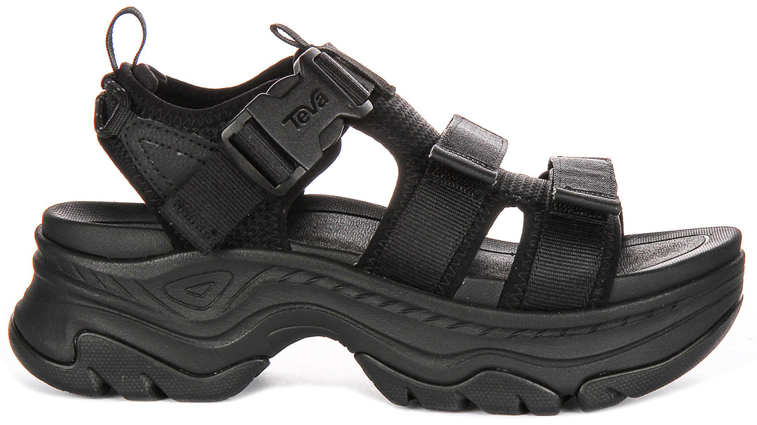 Teva Hurricane Amp In Black For Women