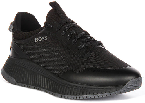 Boss Ttnm Evo Slon Sneaker In Black For Men