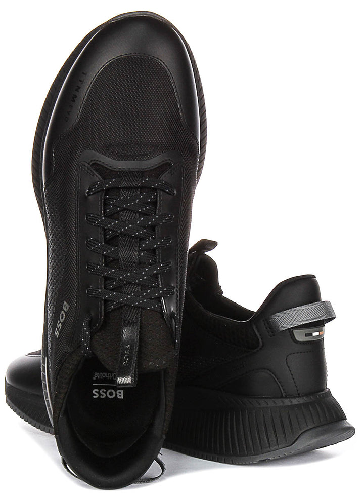 Boss Ttnm Evo Slon Sneaker In Black For Men