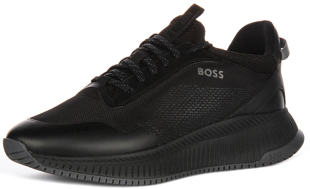 Boss Ttnm Evo Slon Sneaker In Black For Men