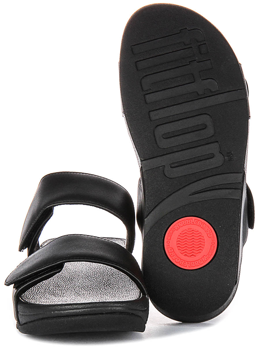 Fitflop Lulu Adjustable In Black For Women