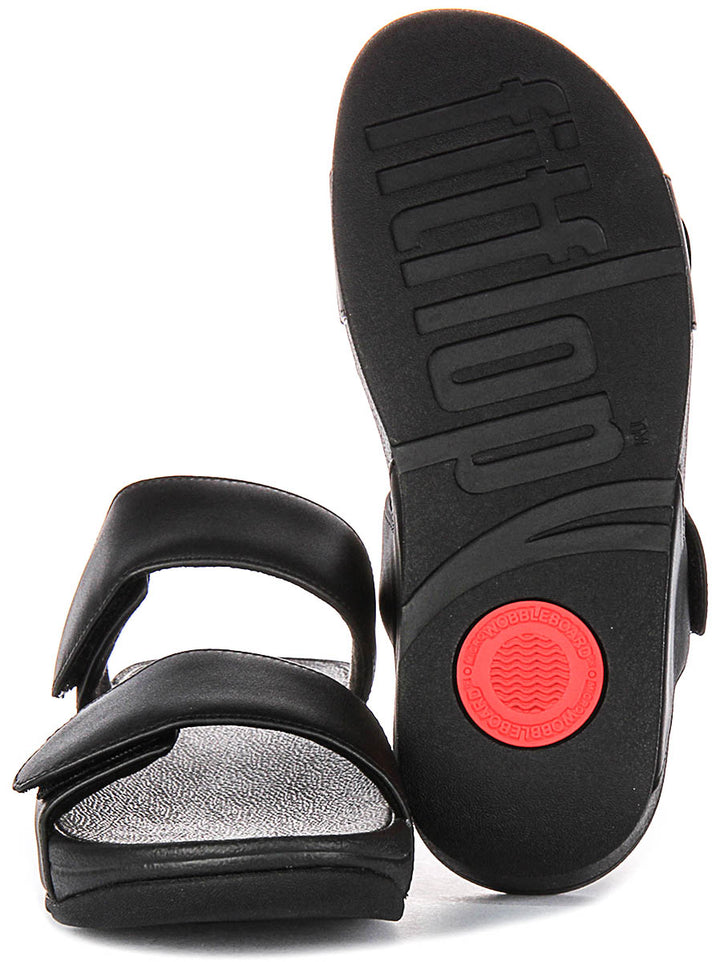 Fitflop Lulu Adjustable In Black For Women