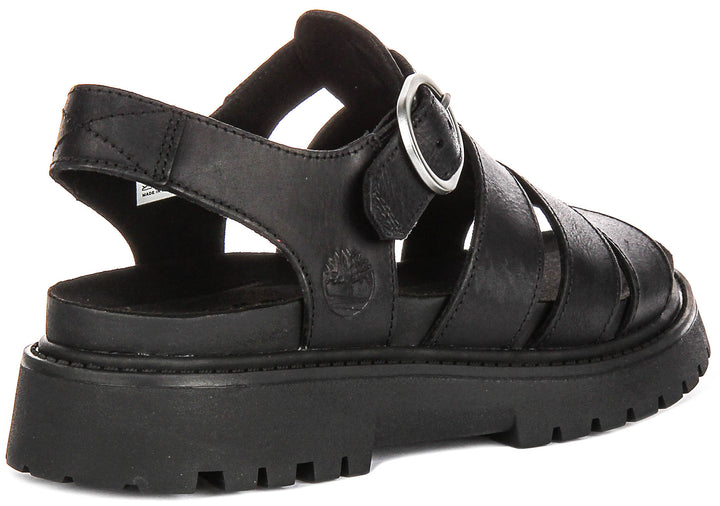 Timberland Clairemont Way Fisherman Sandal A635V In Black For Women