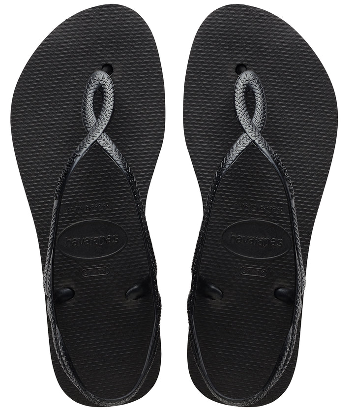 Havaianas Luna Premium Flatform In Black For Women
