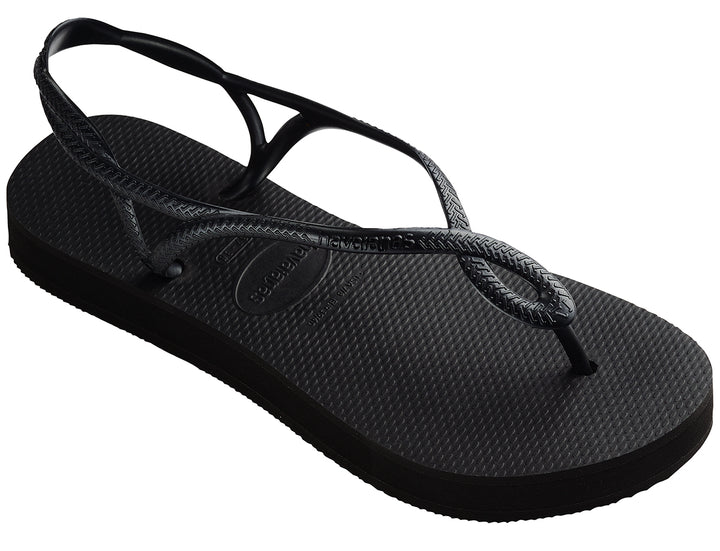 Havaianas Luna Premium Flatform In Black For Women