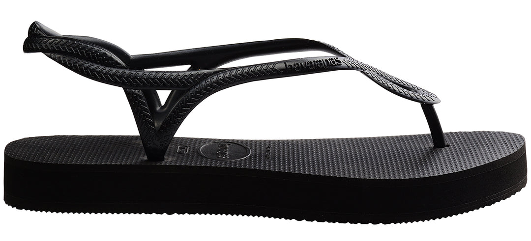 Havaianas Luna Premium Flatform In Black For Women