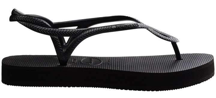 Havaianas Luna Premium Flatform In Black For Women