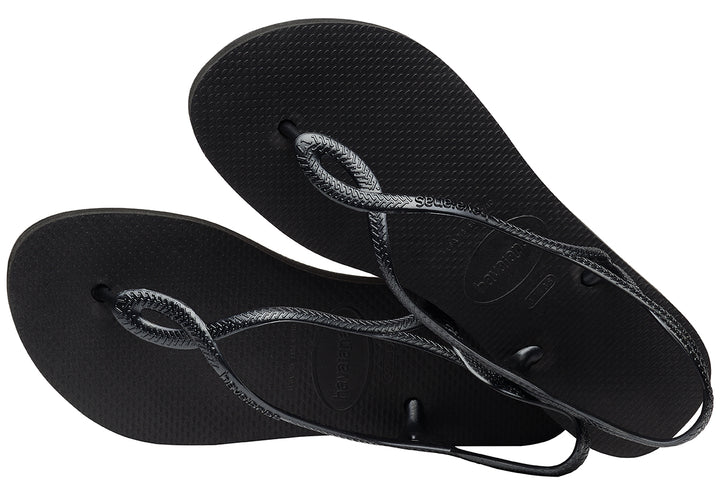 Havaianas Luna Premium Flatform In Black For Women