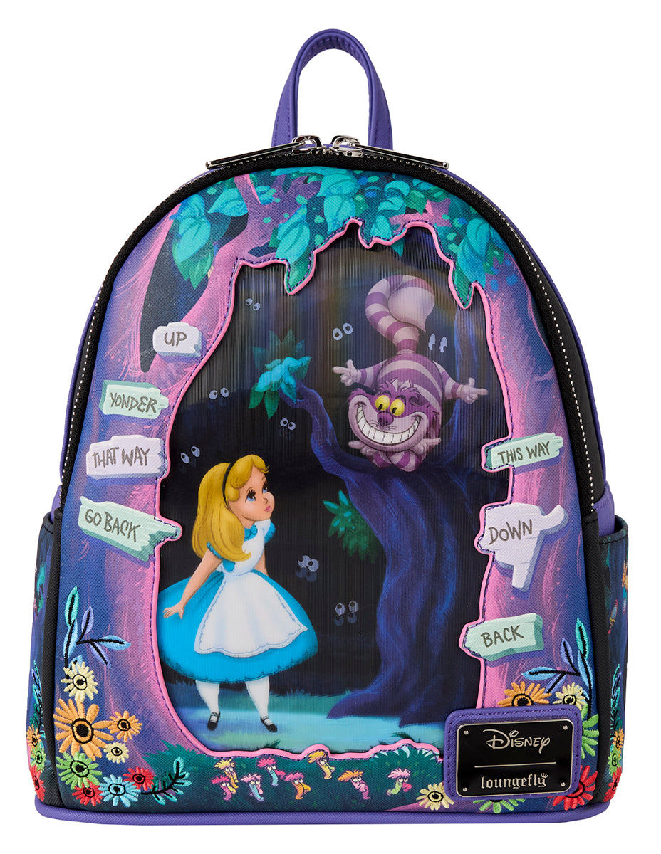 Loungefly Alice In Wonderland Backpack In Black
