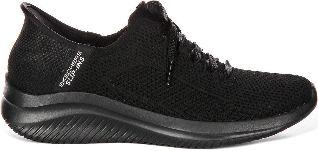 Skechers Ultra Flex 3.0 In Black For Women