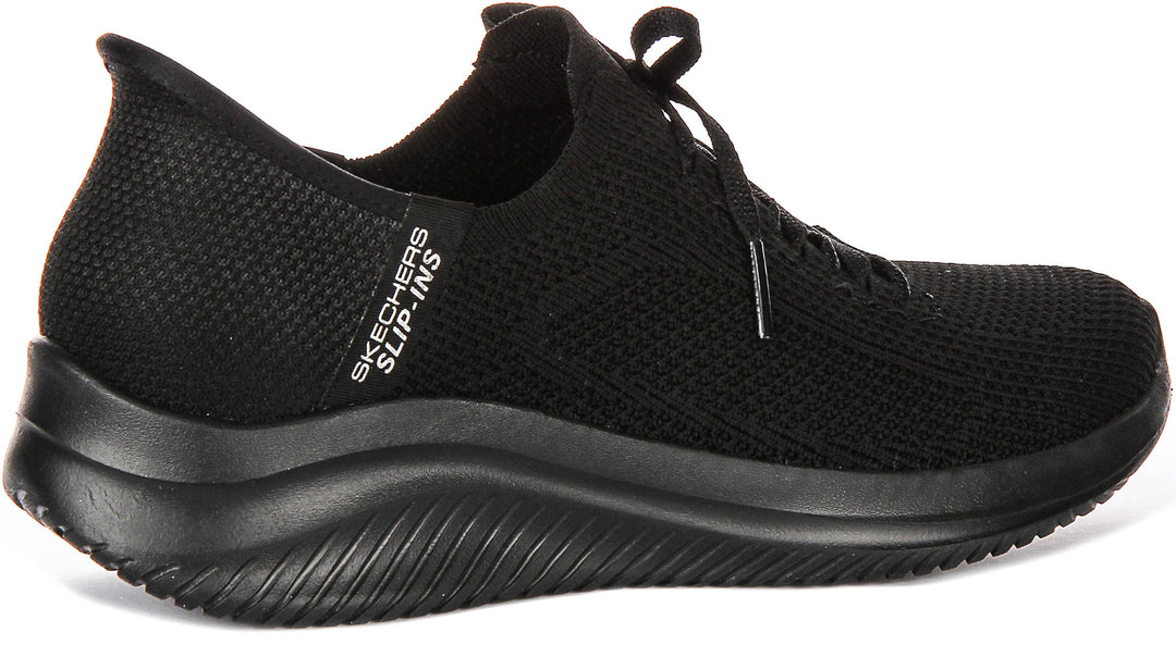 Skechers Ultra Flex 3.0 In Black For Women