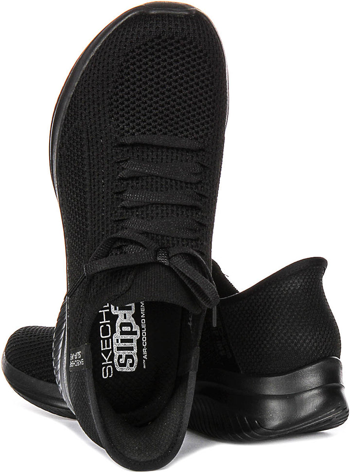 Skechers Ultra Flex 3.0 In Black For Women