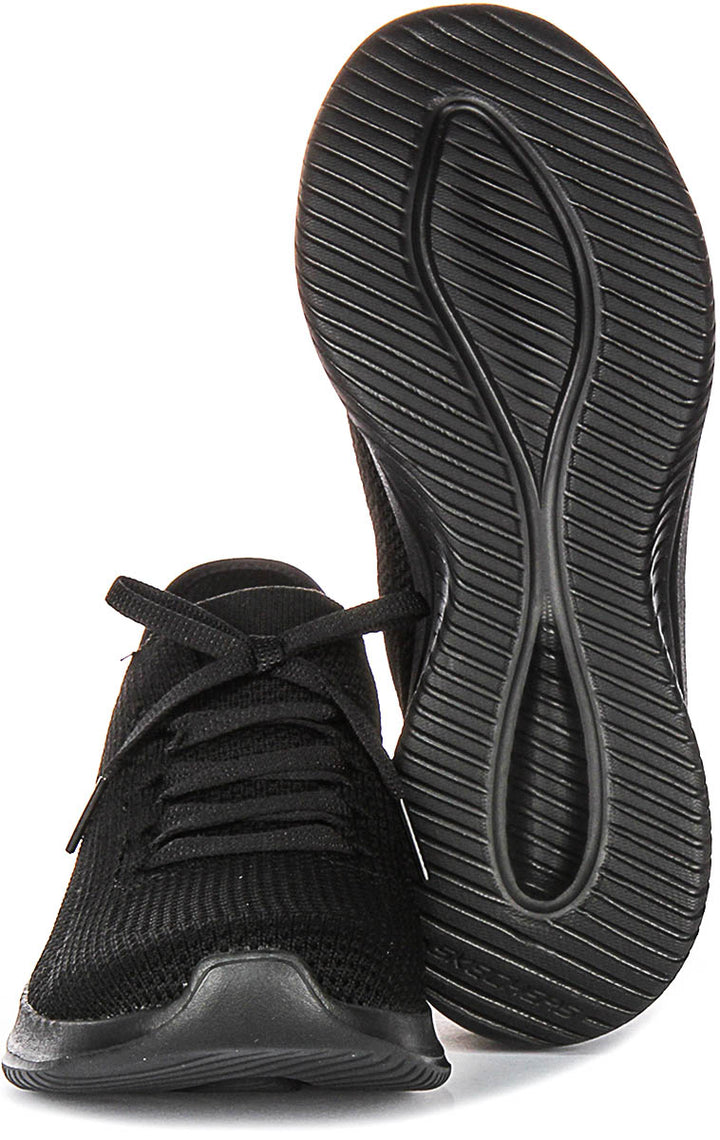 Skechers Ultra Flex 3.0 In Black For Women