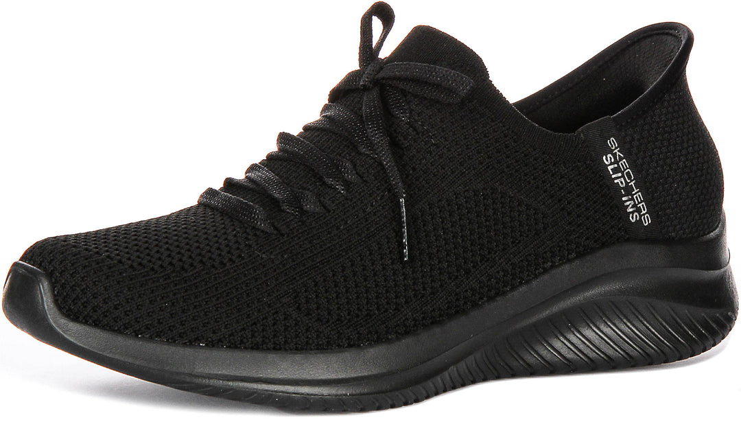 Skechers Ultra Flex 3.0 In Black For Women