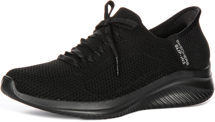 Skechers Ultra Flex 3.0 In Black For Women